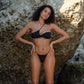 black bikini top. zoe top