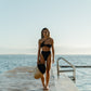 high waist bikini bottom
