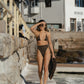 high waist bikini bottom