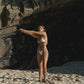 siena tri bikini top ivory white