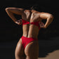 Capri Bandeau Top - Crimson