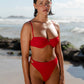 Sol Bra Top - Crimson