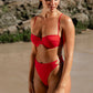 Sol Bra Top - Crimson