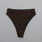 high waist bikini bottom