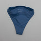  high waist blue bikini bottom
