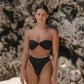Capri Bandeau Top - Noir