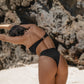 Capri Bandeau Top - Noir